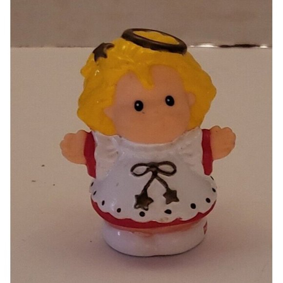Fisher Price Little People SARAH LYNN CHRISTMAS NATIVITY ANGEL 1999 Figure Rare - Picture 2 of 8